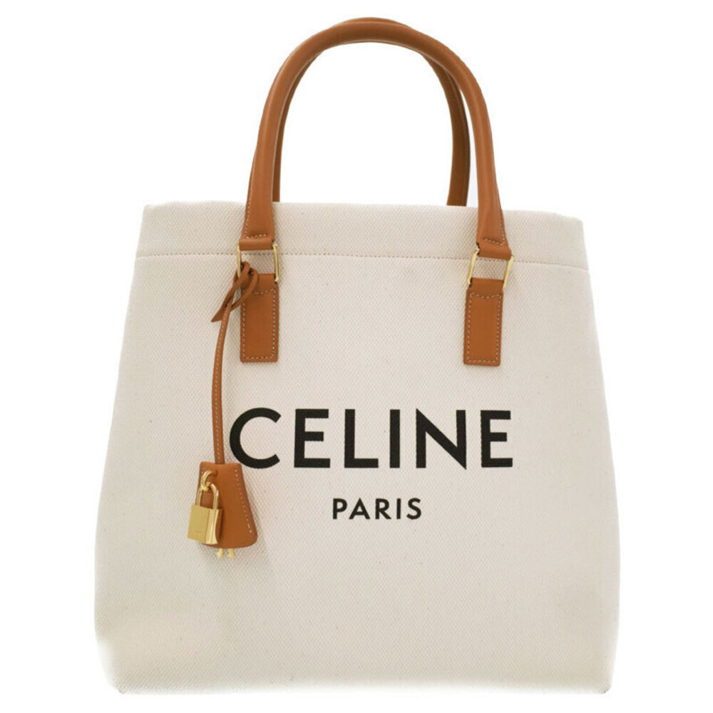 Celine Horizontal Cabas Tote Bag White - Picture 1 of 9